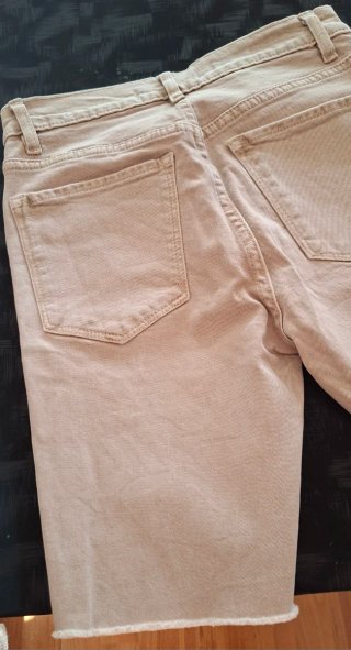 Mango Shorts Beige Talla 36