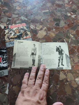 Manuales Resident Evil 1, 2 y 3 PS1 en perfecto es