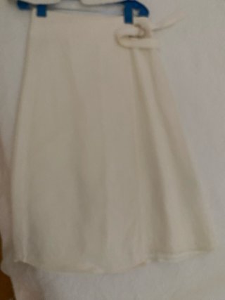 Conjunto Chaleco y Falda Lino Massimo Dutti