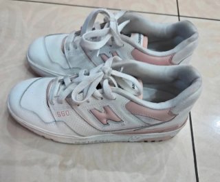 New Balance 550 Donna Rosa Bianco