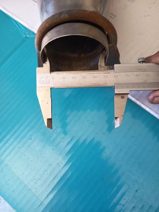 Tubo de escape cromado