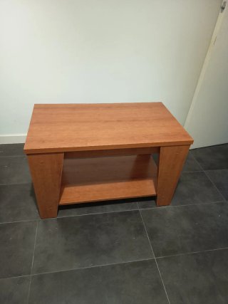Mesa de centro elevable madera