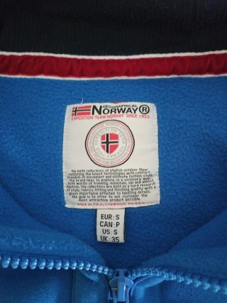 Sudadera Geographical Norway Azul Talla S