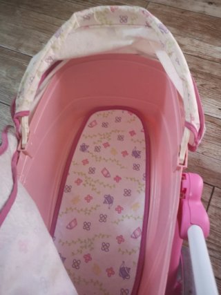 Carrito de muñecas rosa Pepa Pig