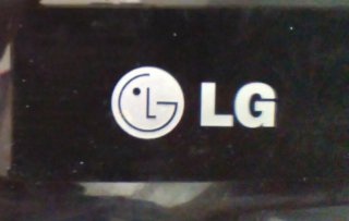 Televisión LG Negra
