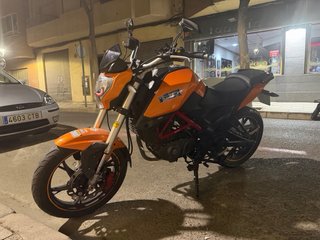 KSR GRS 125 Naranja/Negra