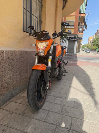 KSR GRS 125 Naranja/Negra