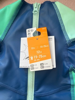 Traje neopreno bebé Nabaiji 12M