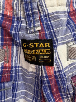 Bermudas G-Star a cuadros Talla L