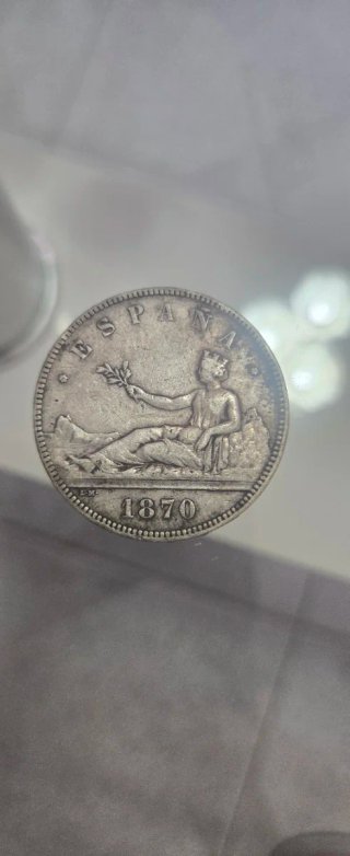 Moneda España 1870