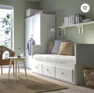 Diván IKEA HEMNES Blanco
