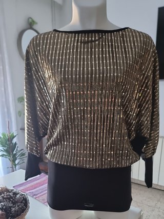 Lote 2 blusas elegantes con brillo