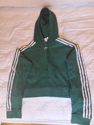 Sudadera Adidas Verde con Capucha