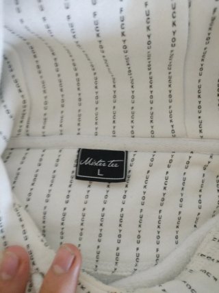 Sudadera Mister Tee Blanca Talla L