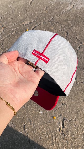 Gorra Supreme Roja y Blanca (7/1-8)