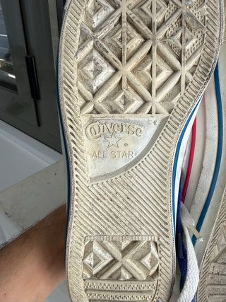 Converse Piel T.41 Plata/Azul 100% piel (16)