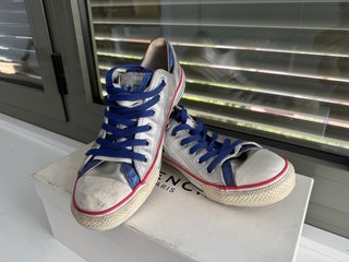 Converse Piel T.41 Plata/Azul 100% piel (16)
