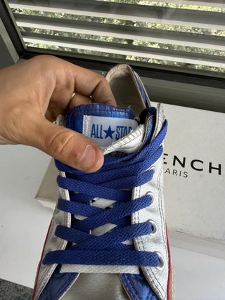 Converse Piel T.41 Plata/Azul 100% piel (16)