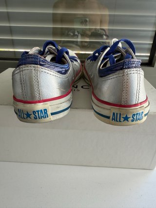 Converse Piel T.41 Plata/Azul 100% piel (16)