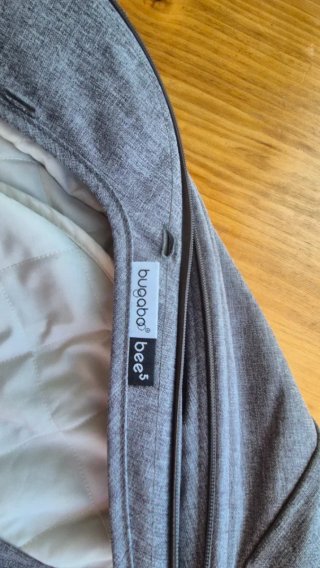 Capota acolchada  Bugaboo Bee 3/5 Gris Melange