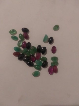 34 Gemas Naturales Zafiros, Esmeraldas y Rubíes