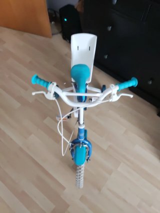 Bicicleta Frozen niña con ruedines
