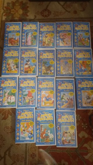 Colección Películas VHS Disney's Magic English