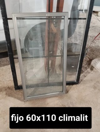 Ventana Fija Aluminio Climalit 60x110