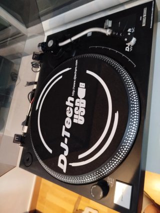 Giradischi DJ-Tech USB Nero