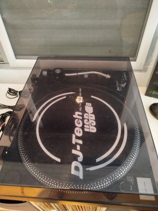 Giradischi DJ-Tech USB Nero