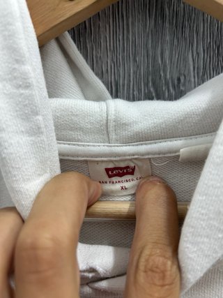 Sudadera Levi's Blanca Talla XL