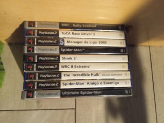 Lote Juegos PS2: SpiderMan, Hulk, Rally, Shrek...
