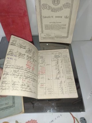 4 Libretti Di Risparmio Postali D'epoca
