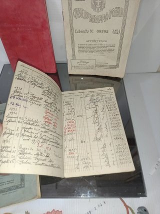 4 Libretti Di Risparmio Postali D'epoca