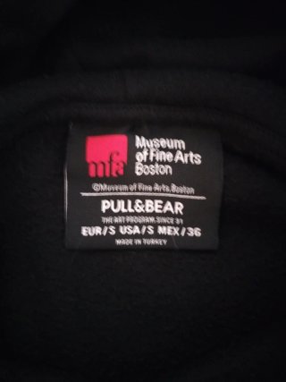 Sudadera P&B Negra Talla S