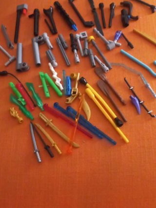 Lote Piezas Lego Mini Figuras Accesorios