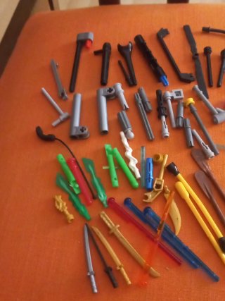 Lote Piezas Lego Mini Figuras Accesorios