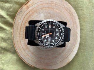 Reloj Citizen Caballero Negro/Plata