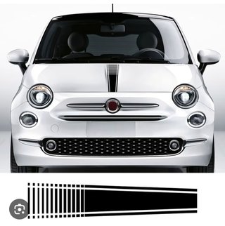 Vinilo Capó Abarth 500 Negro