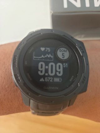 Garmin Instinct Reloj GPS Negro/Gris