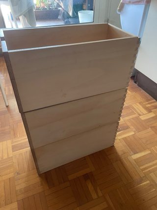 Cajoneras de madera para armario