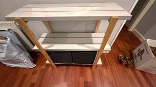 Mueble recibidor con espejo
