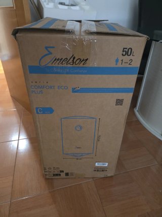 Termo eléctrico Emelson blanco sin usar .
