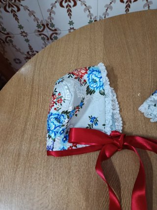 Volca de fallera con capota