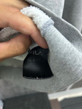 Sudadera Fila Gris Talla L Mujer