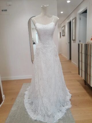 Vestido de Novia Blanco Encaje Nuevo