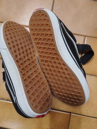 Vans Deportivas Negro Velcro talla 34 (23 cm largo