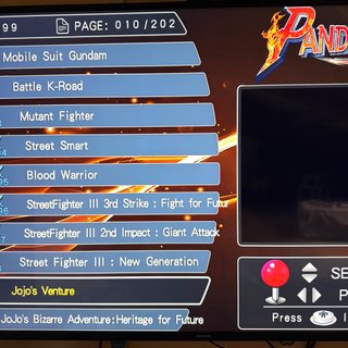 Console per giochi arcade Cabinato Pandora Box