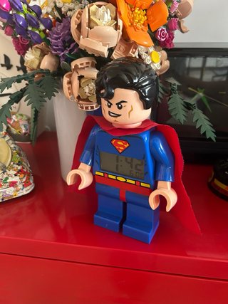 Orologio Sveglia Lego Superman Funzionante Luce