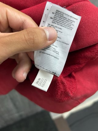 Sudadera Adidas Roja Talla S
